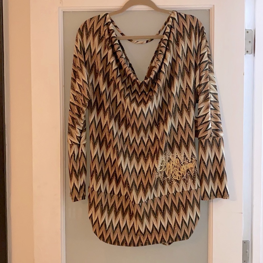 Cowl neck top